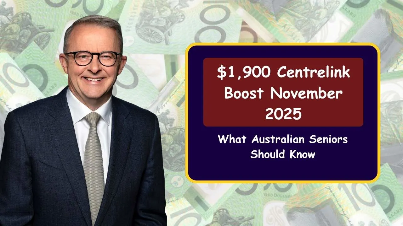 $1,900 Centrelink Boost November 2025