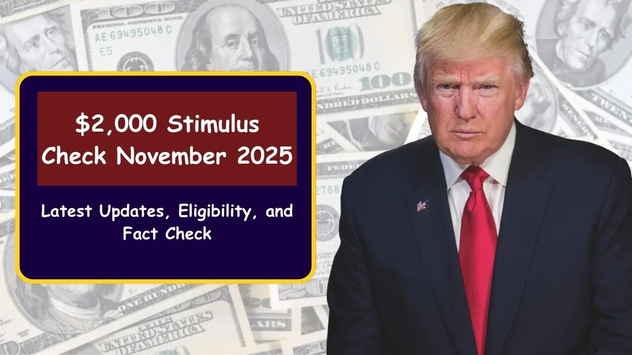 $2,000 Stimulus Check November 2025