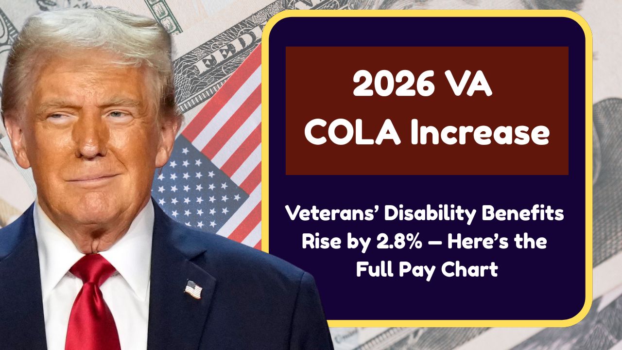 2026 VA COLA Increase: Veterans’ Disability Benefits Rise by 2.8% — Here’s the Full Pay Chart