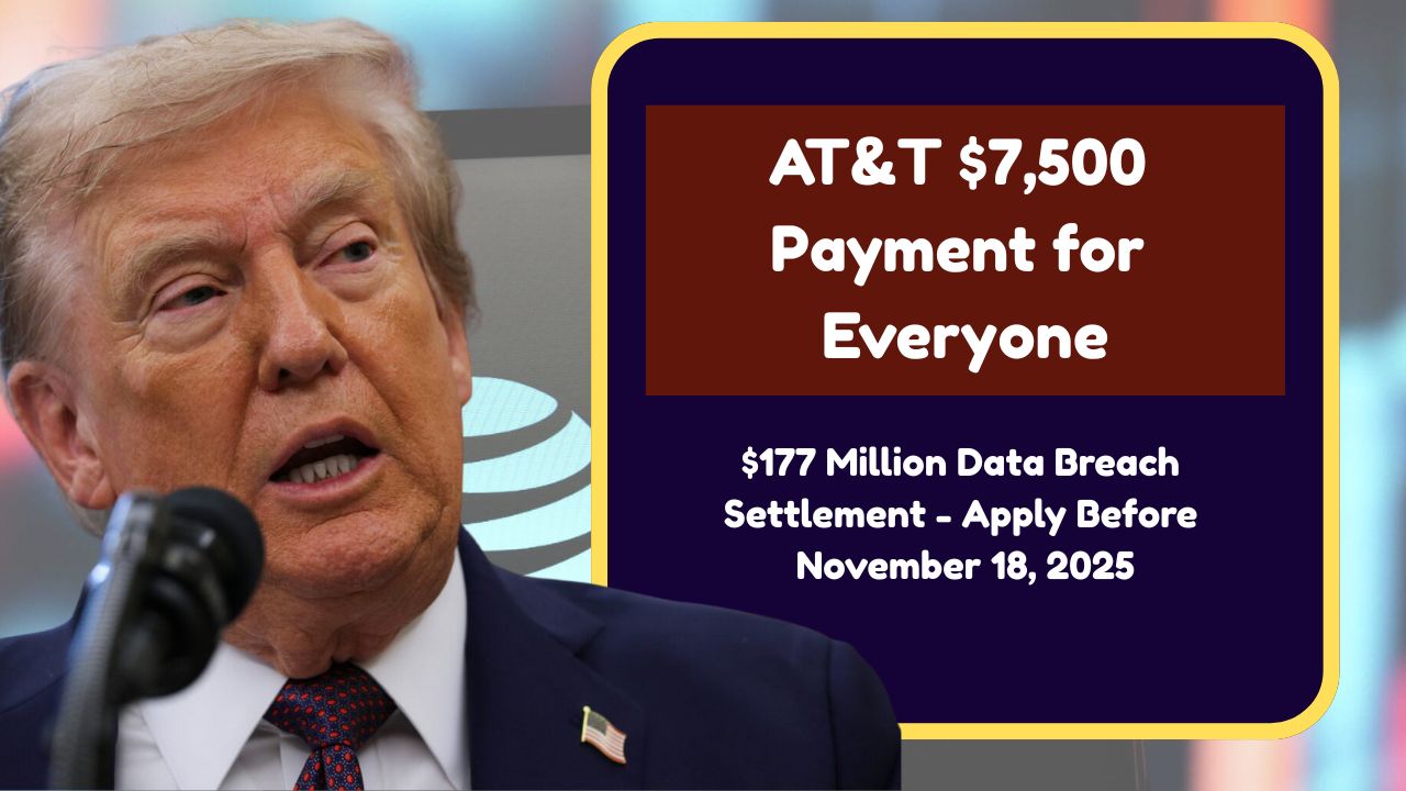 AT&T $7,500 Payment for Everyone: $177 Million Data Breach Settlement - Apply Before November 18, 2025