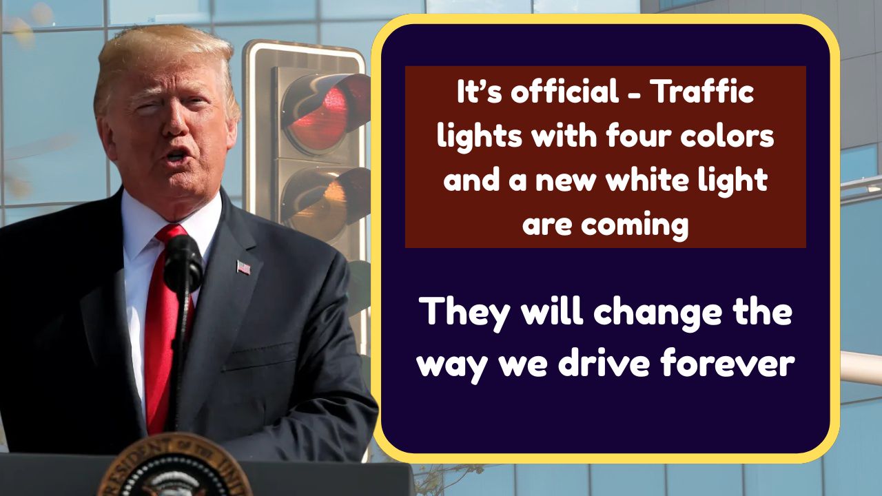 It’s official - traffic lights with four colors and a new white light are coming, and they will change the way we drive forever