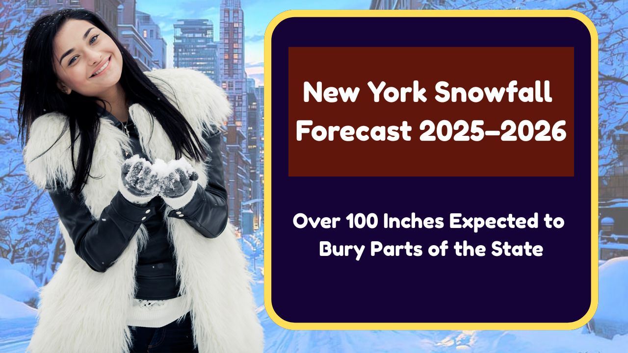 New York Snowfall Forecast 2025–2026: Over 100 Inches Expected to Bury Parts of the State