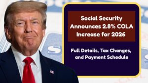 Social Security Announces 2.8% COLA Increase for 2026 — Full Details, Tax Changes, and Payment Schedule