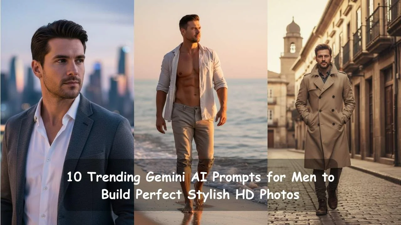 10 Trending Gemini AI Prompts for Men to Build Perfect Stylish HD Photos