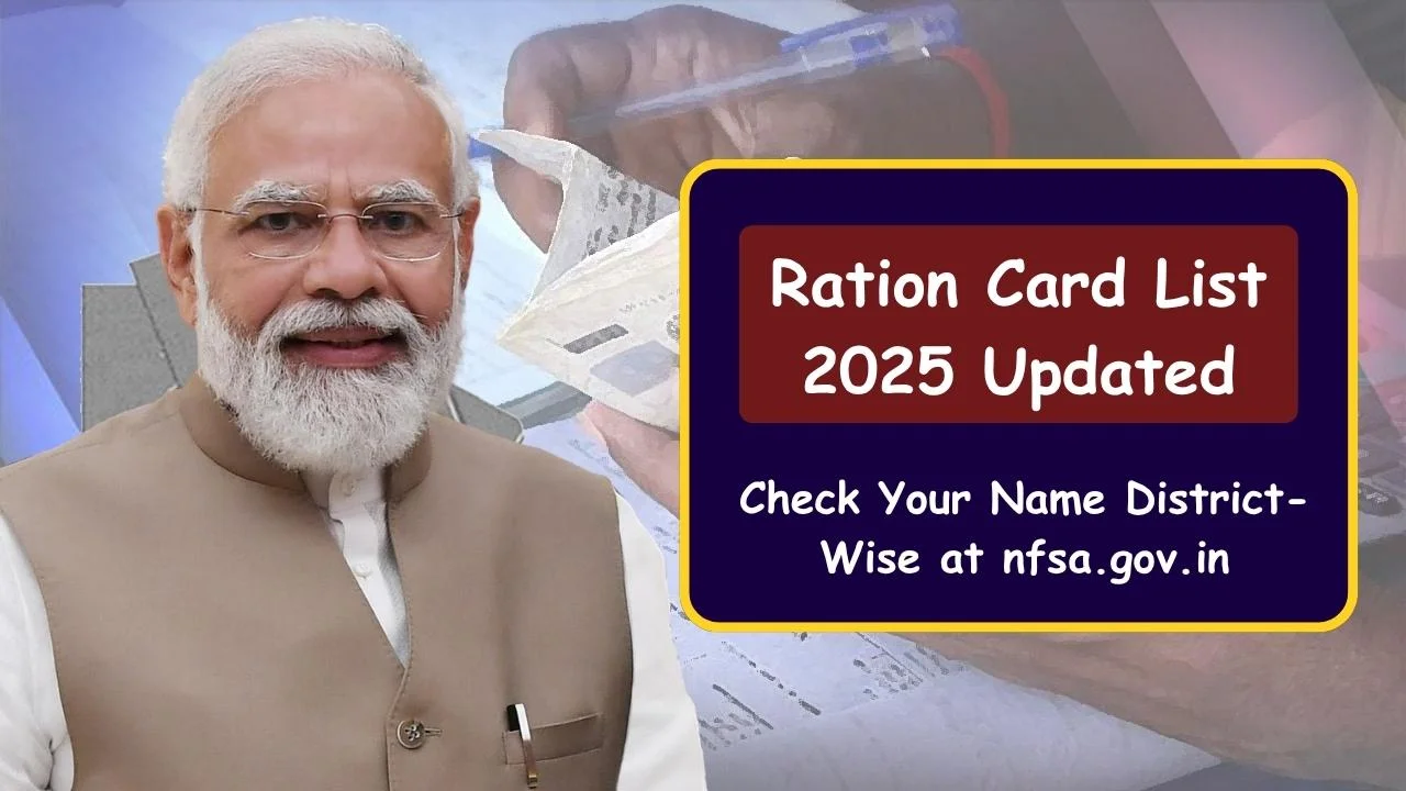 Ration Card List 2025 Updated: Check Your Name District-Wise at nfsa ...